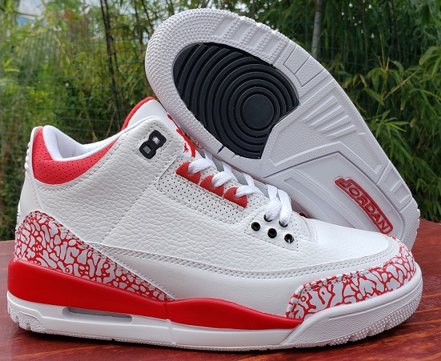 Air Jordan 3 Cement White Red